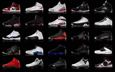 liste air jordan