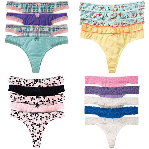 lot de string pas cher