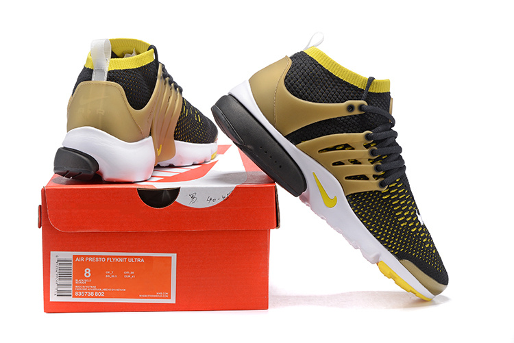 nike jaune noir